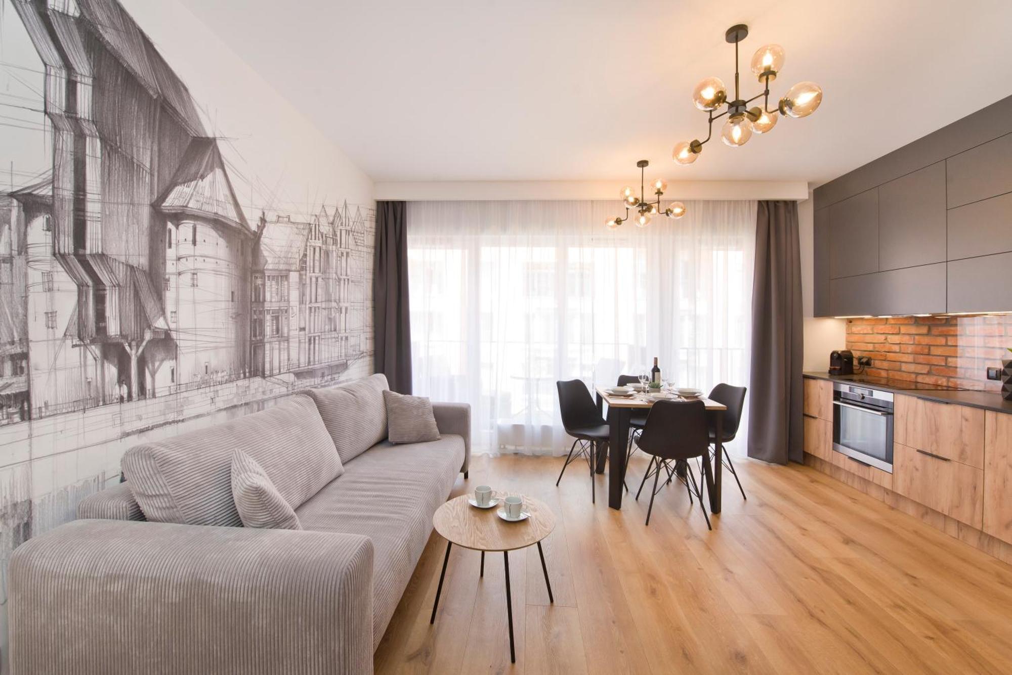 Yourapart Rajska City Centre 格但斯克 客房 照片