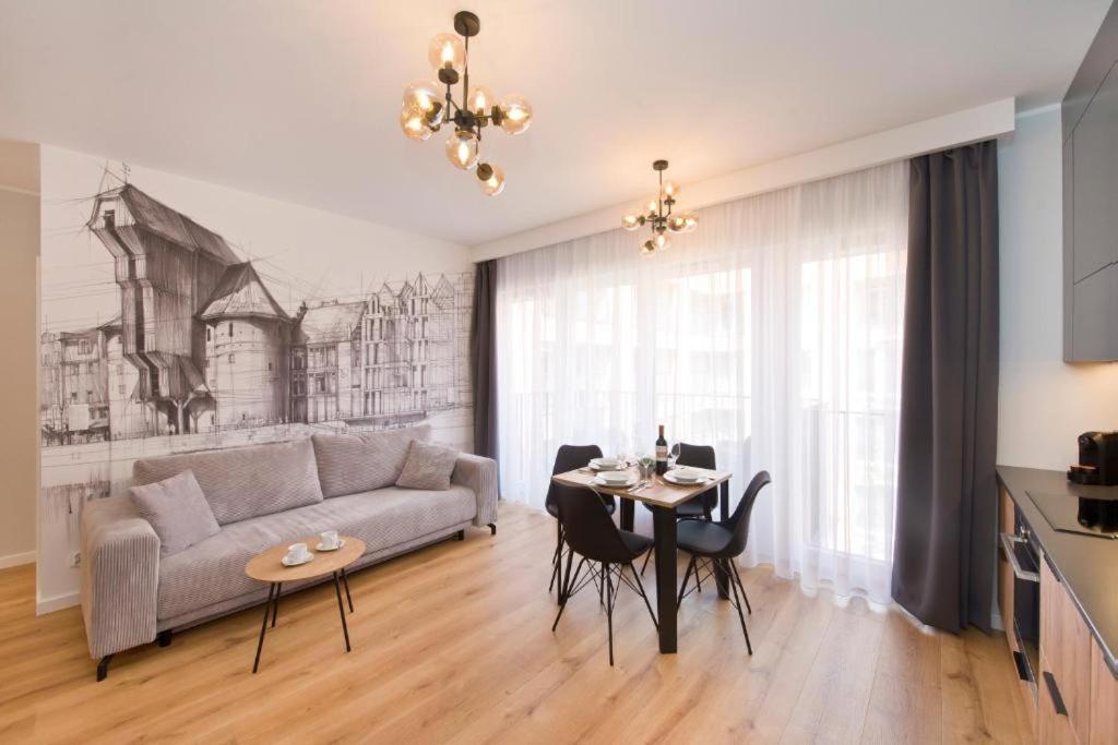 Yourapart Rajska City Centre 格但斯克 外观 照片